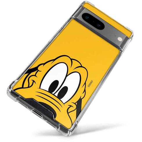 Disney Friends Pluto Up Close Google Pixel 7a Clear Case